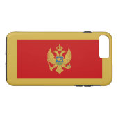 De vlag van Montenegro Case-Mate iPhone Case (Achterkant (Horizontaal))