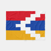 De vlag van Nagorno-Karabach Fleece Deken (Voorkant (Horizontaal))