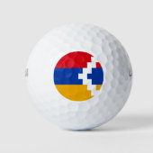 De vlag van Nagorno-Karabach Golfballen (Voorkant)
