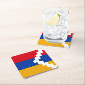 De vlag van Nagorno-Karabach Kartonnen Onderzetters (Insitu)