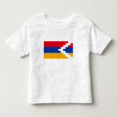 De vlag van Nagorno-Karabach Kinder Shirts (Voorkant)