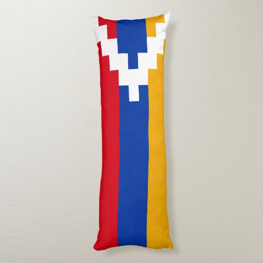 De vlag van Nagorno-Karabach Lichaamskussen (Achterkant (Verticaal))