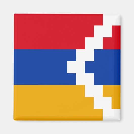 De vlag van Nagorno-Karabach Magneet (Voorkant)