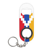 De vlag van Nagorno-Karabach Mini Flessenopener (Voorkant)