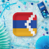 De vlag van Nagorno-Karabach Papieren Bordje (Feest)