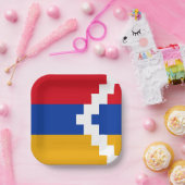 De vlag van Nagorno-Karabach Papieren Bordje (Feest)