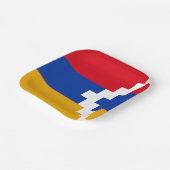 De vlag van Nagorno-Karabach Papieren Bordje (Gebogen)
