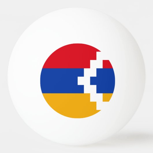 De vlag van Nagorno-Karabach Pingpongbal (Voorkant)