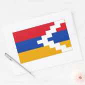 De vlag van Nagorno-Karabach Rechthoekige Sticker (Envelop)