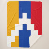 De vlag van Nagorno-Karabach Sherpa Deken (Voorkant)