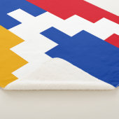 De vlag van Nagorno-Karabach Sherpa Deken (3/4)