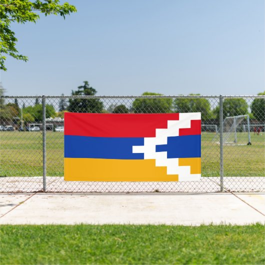 De vlag van Nagorno-Karabach Spandoek (Insitu)