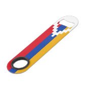 De vlag van Nagorno-Karabach Speed Flessenopener (Voorkant Gekanteld)