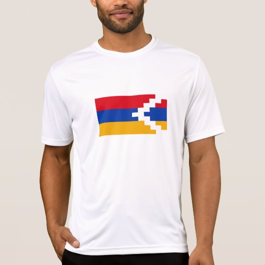 De vlag van Nagorno-Karabach T-shirt (Voorkant)