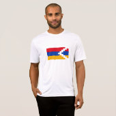 De vlag van Nagorno-Karabach T-shirt (Voorkant volledig)