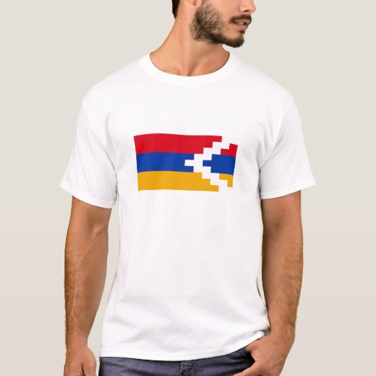 De vlag van Nagorno-Karabach T-shirt (Voorkant)