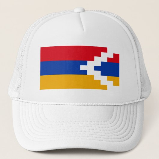 De vlag van Nagorno-Karabach Trucker Pet (Voorkant)