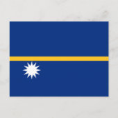 De vlag van Nauru is de vlag van Nauru Briefkaart (Voorkant)