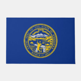 De vlag van Nebraska Deurmat