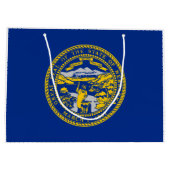 De vlag van Nebraska Groot Cadeauzakje (Achterkant)