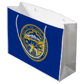 De vlag van Nebraska Groot Cadeauzakje (Achterkant Gekanteld)