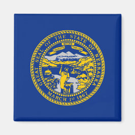 De vlag van Nebraska Magneet
