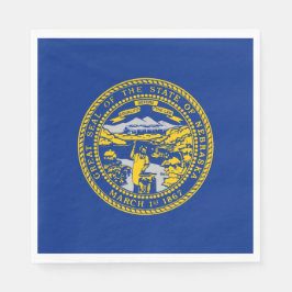 De vlag van Nebraska Servet
