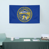 De vlag van Nebraska Spandoek (Beurs)