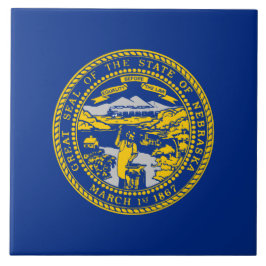 De vlag van Nebraska Tegeltje