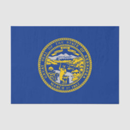 De vlag van Nebraska Tissuepapier