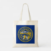 De vlag van Nebraska Tote Bag (Achterkant)