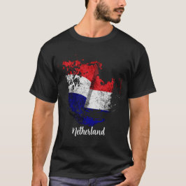de vlag van Nederland T-shirt