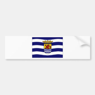 De vlag van Nederland Zeeland Bumpersticker