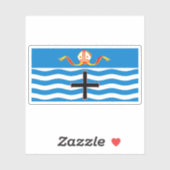 De vlag van Nelson, Nieuw-Zeeland Sticker (Vel)