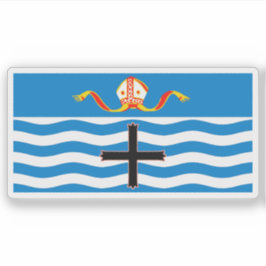 De vlag van Nelson, Nieuw-Zeeland Sticker