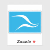 De vlag van Neuquén, Argentinië Sticker (Vel)