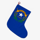 De vlag van Nevada Grote Kerstsok (Voorkant (Hangend))