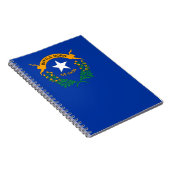 De vlag van Nevada Notitieboek (Rechterzijde)