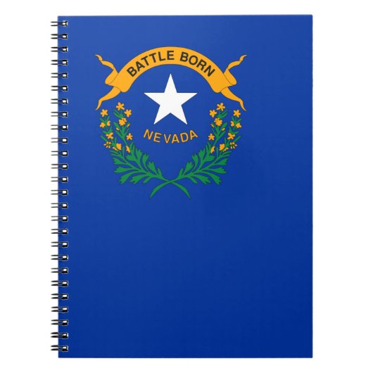 De vlag van Nevada Notitieboek (Voorkant)
