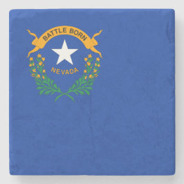 De vlag van Nevada Stenen Onderzetter