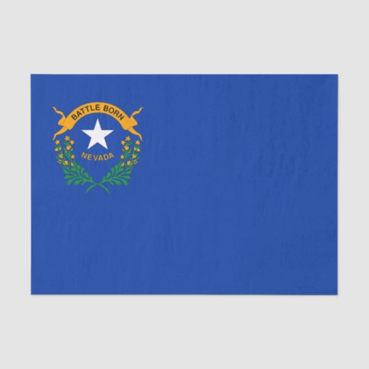De vlag van Nevada Tissuepapier (Voorkant)