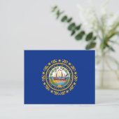De vlag van New Hampshire Briefkaart (Staand voorkant)