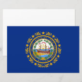 De vlag van New Hampshire Briefpapier (Voorkant / Achterkant)