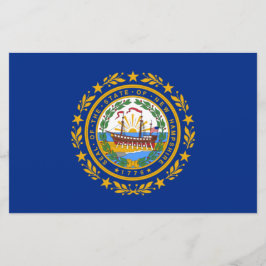 De vlag van New Hampshire Briefpapier