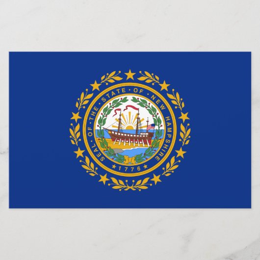 De vlag van New Hampshire Briefpapier (Voorkant)