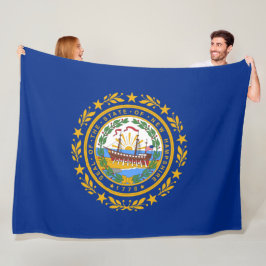 De vlag van New Hampshire Fleece Deken