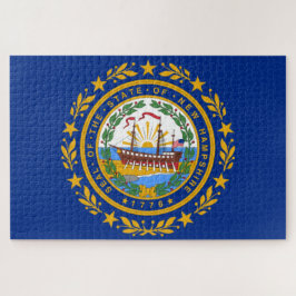 De vlag van New Hampshire Legpuzzel