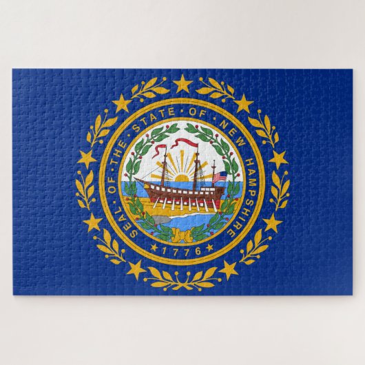 De vlag van New Hampshire Legpuzzel (Horizontaal)