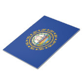 De vlag van New Hampshire Notitieblok (Schuin)