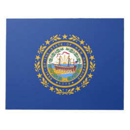 De vlag van New Hampshire Notitieblok